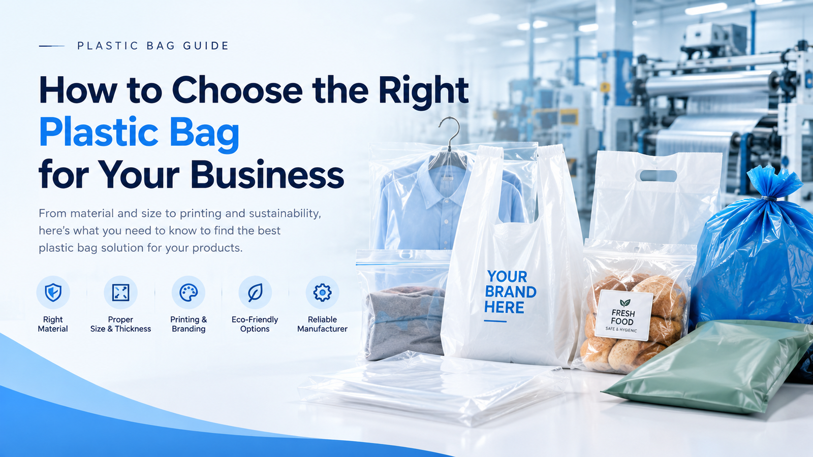 How to Choose the Right Plastic Bag for Your Business